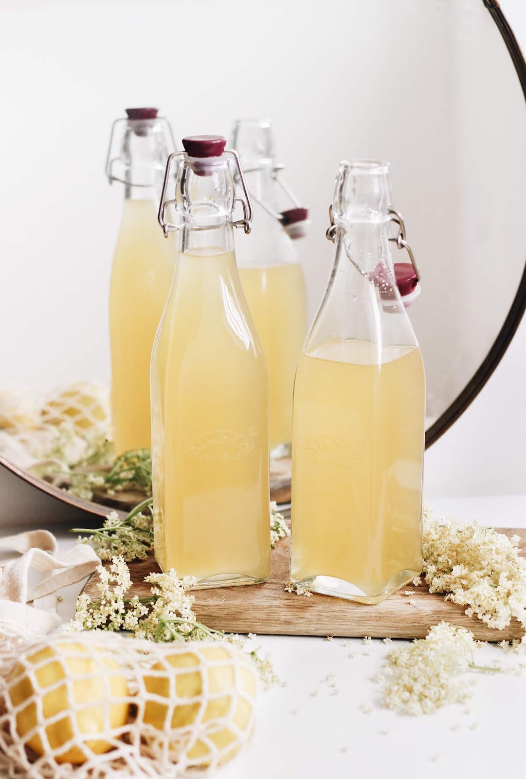 Refreshing Homemade Elderflower Cordial