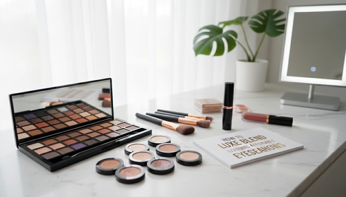 How to Blend Luxe Eyeshadow Looks Using Affordable Palettes