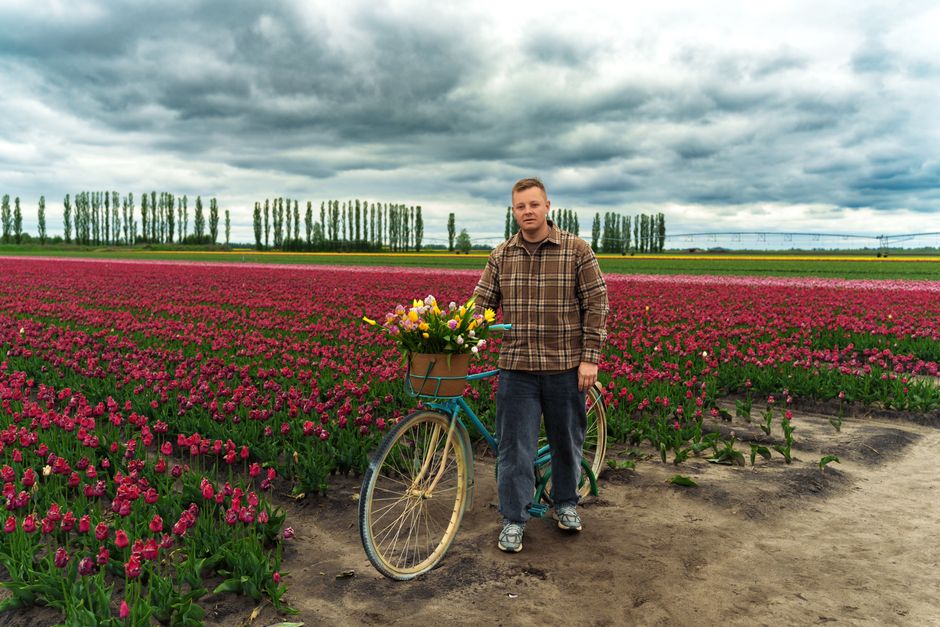 Cycling Through the Dutch Tulip Fields in April
