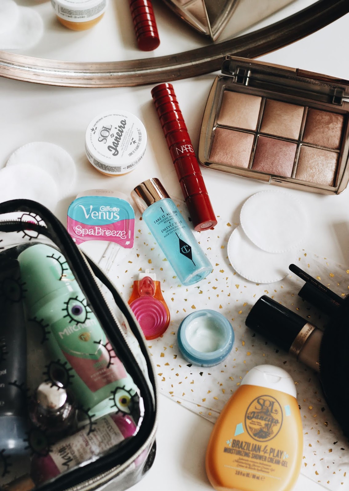 Travel Skincare and Makeup Bag